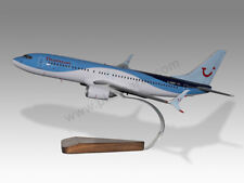 Boeing 737-800 Thomson Airways Ver. 2 Solid Mahogany Wood Handmade Desktop Model picture