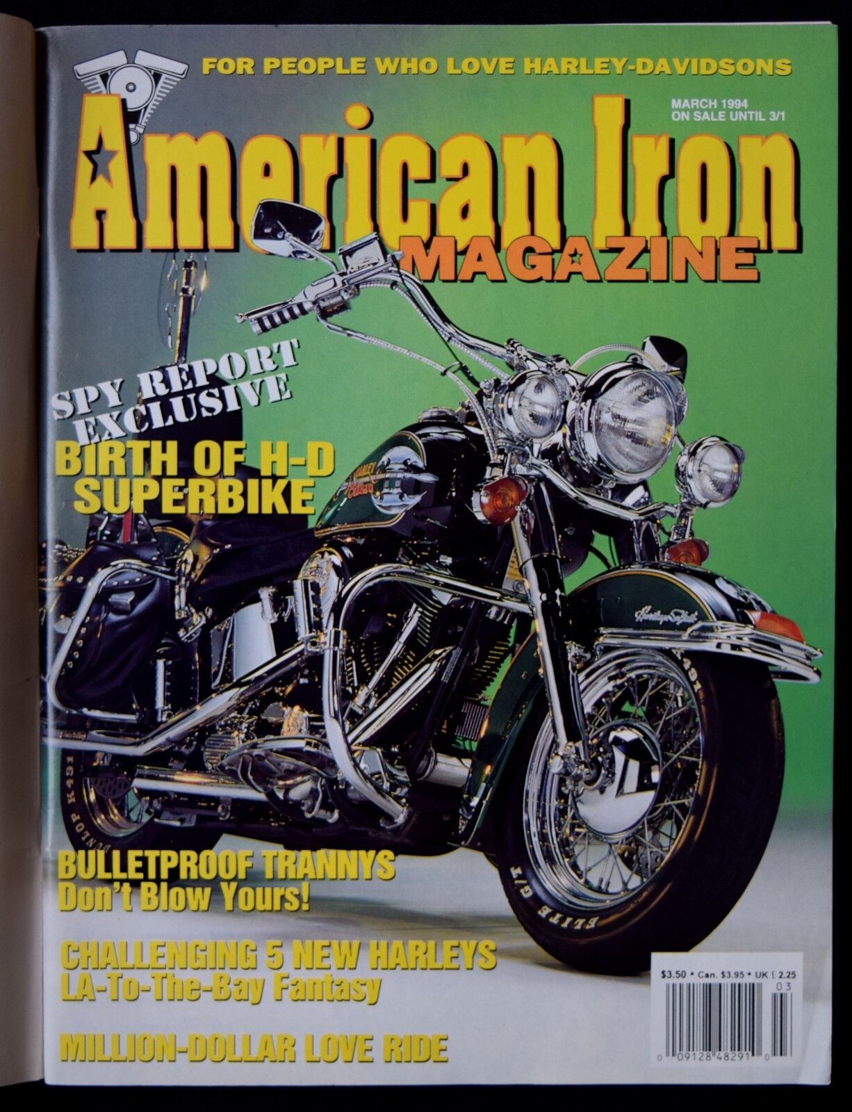 AMERICAN IRON MAGAZINE - MARCH 1994 - Birth of H-D Superbike