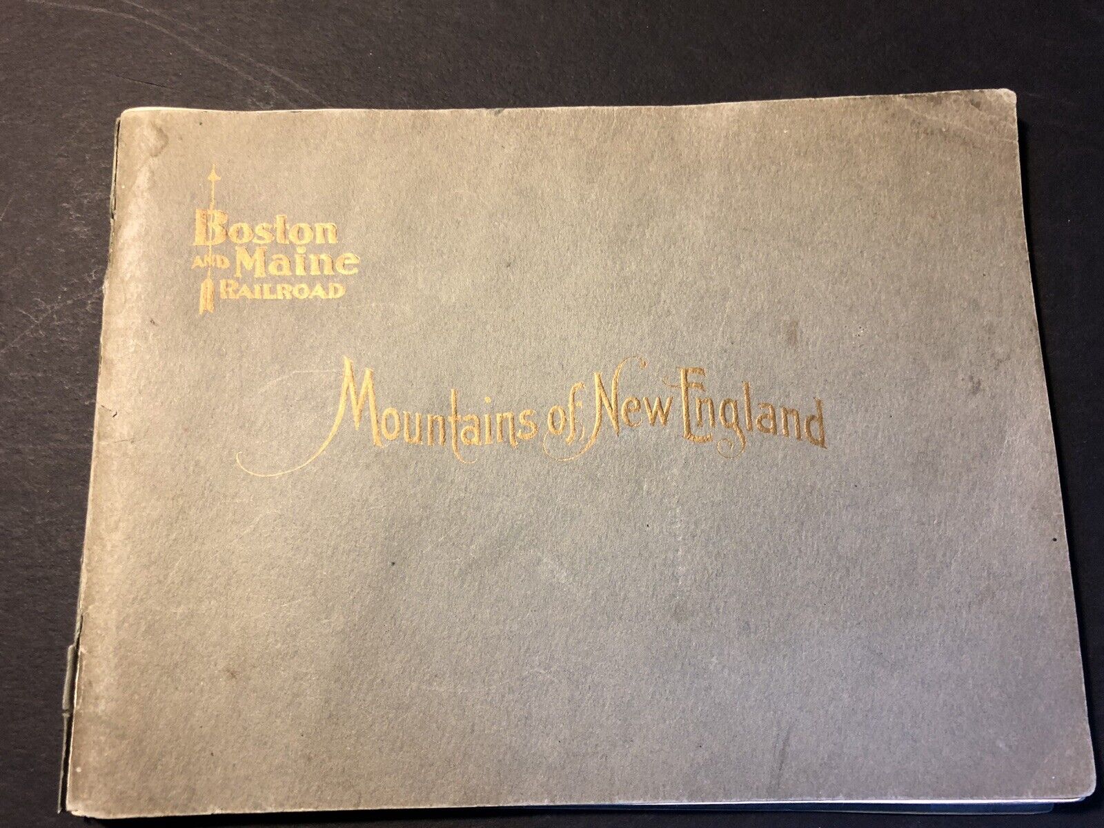 Vintage Boston And Maine Railroad Booklet- Mountains Of New England