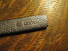 United Airlines UAL Vintage Tulip Logo Airplane UA Stainless Korea Butter Knife picture