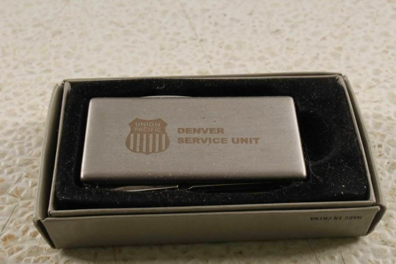 Union Pacific Railroad Denver Service Unit Money Clip Multi Tool