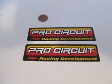 x2 PRO CIRCUIT RD Sticker Decal RACING ORIGINAL OLD STOCK picture