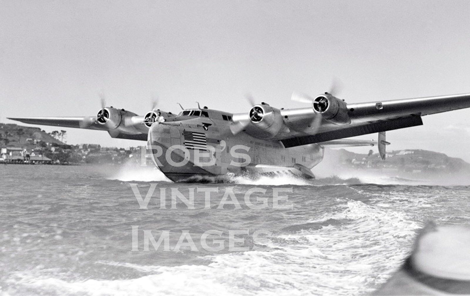  Pan Am Clipper B 314 Airplane Flying Boat  American Clipper 1930s  photo   
