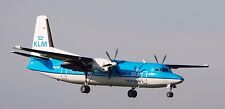 Fokker 50 KLM Cityhopper Airplane Wood Model  Small picture