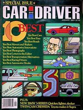 SPECIAL ISSUE - TEN BEST CARS - CAR AND DRIVER MAGAZINE, JANUARY 1983 picture
