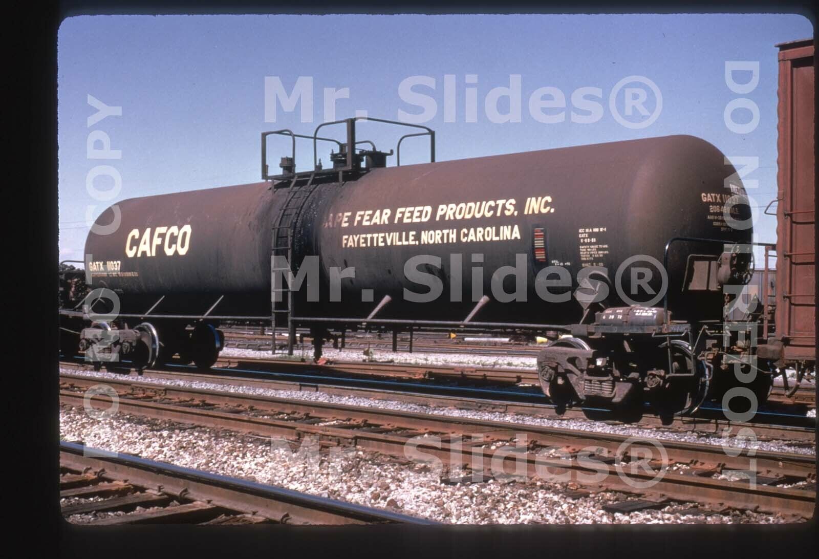 Duplicate Slide Freight GATX CAFCO Cape Fear Feed Products Inc. Tank 11037