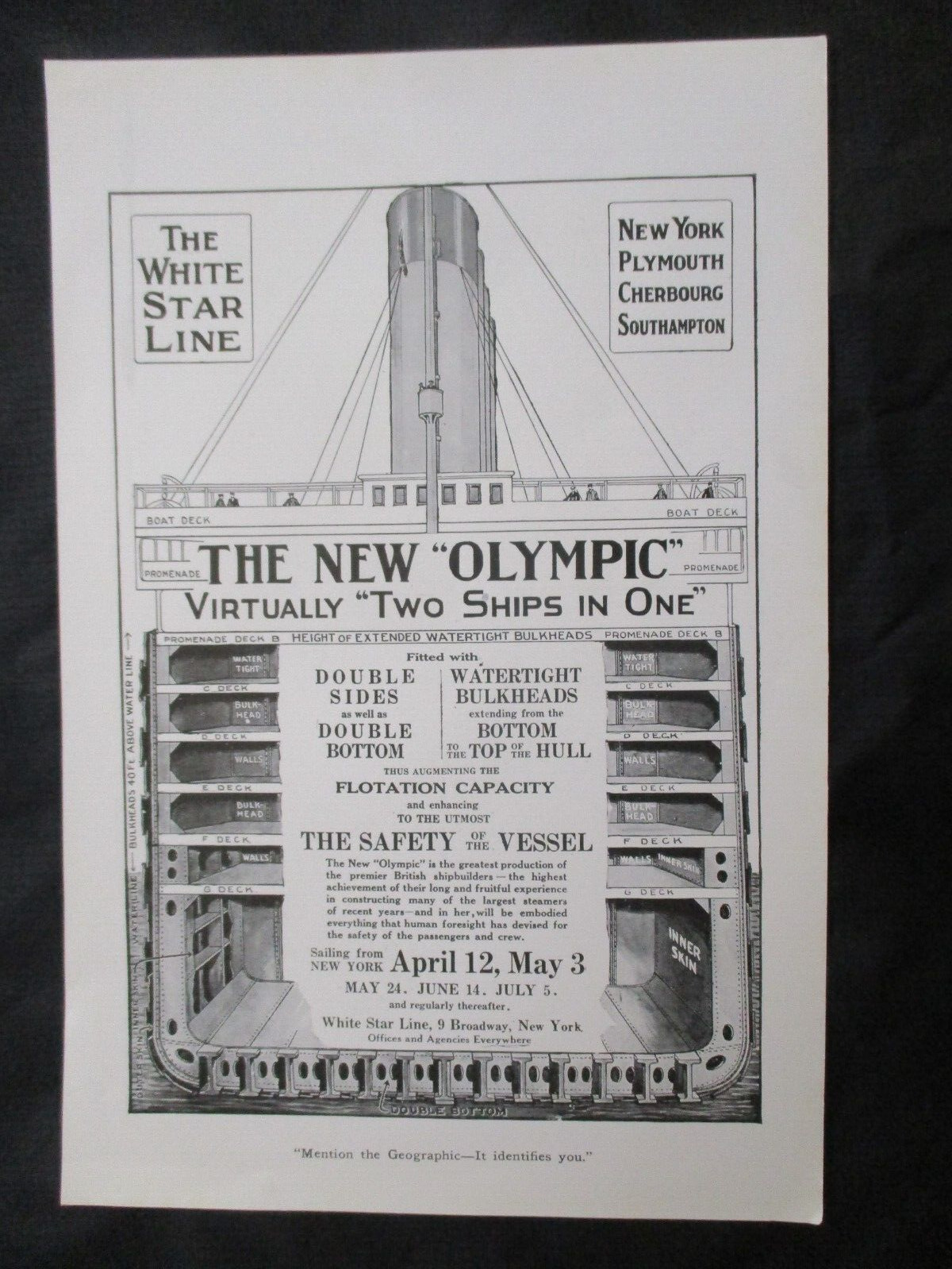 1913 Advertisement \