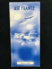 AIR FRANCE Airline Rare Original REGIONAL TIMETABLE BROCHURE BOOK, 1949 Paris picture