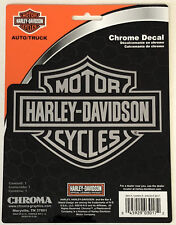 Harley-Davidson Bar & Shield Chrome Classic Graphix Sticker Decal NEW picture