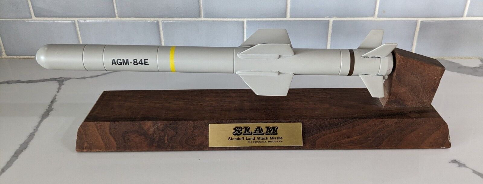 Standoff Land Attack Missile McDonnell Douglas SLAM Vtg Display Model AGM-84E