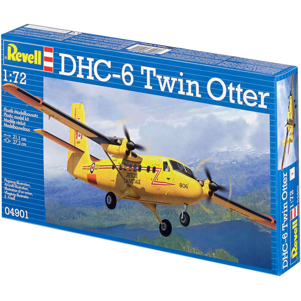 Revell 04901 DHC-6 Twin Otter Rescue Plane Aircraft Plastic Model Kit Scale 1/72