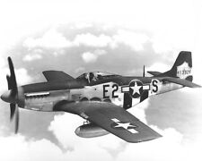 NORTH AMERICAN P-51 MUSTANG IN FLIGHT WWII 8x12 SILVER HALIDE PHOTO PRINT picture