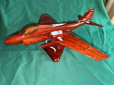 Vintage Handmade Mahogany Wood Military Airplane Grumman A-6 Intruder - Vietnam picture