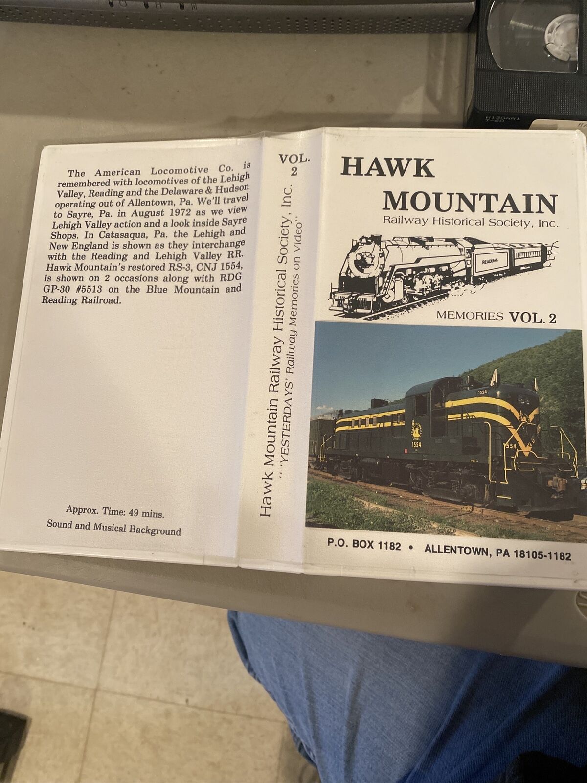 Hawk mountain railway historical society Memories￼￼ Part 2 VHS Alcos 1989 Rare