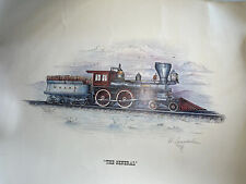 The General Civil War Locomotive Lithograph Signed by Summerlin.  22” x 16” 1976 picture