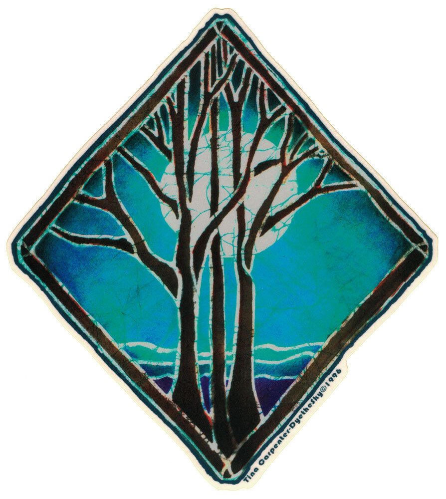 Night Tree - Window Sticker / Decal