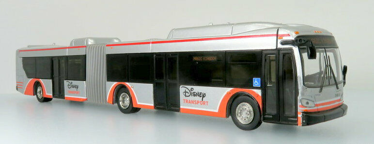  1:87 New Flyer XD60 Articulated Bus: Disney Transport