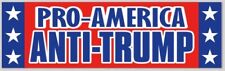 PRO-AMERICA  ANTI-TRUMP BUMPER STICKER DECAL BIDEN HARRIS 2024 PRESIDENT picture