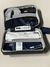 [UNITED AIRLINES] [UA] Business Class Away Amenity Kit #1 Gray Zipper picture