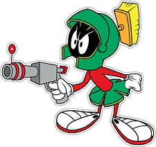 Marvin the Martian with Gun Sticker / Vinyl Decal  | 10 Sizes picture