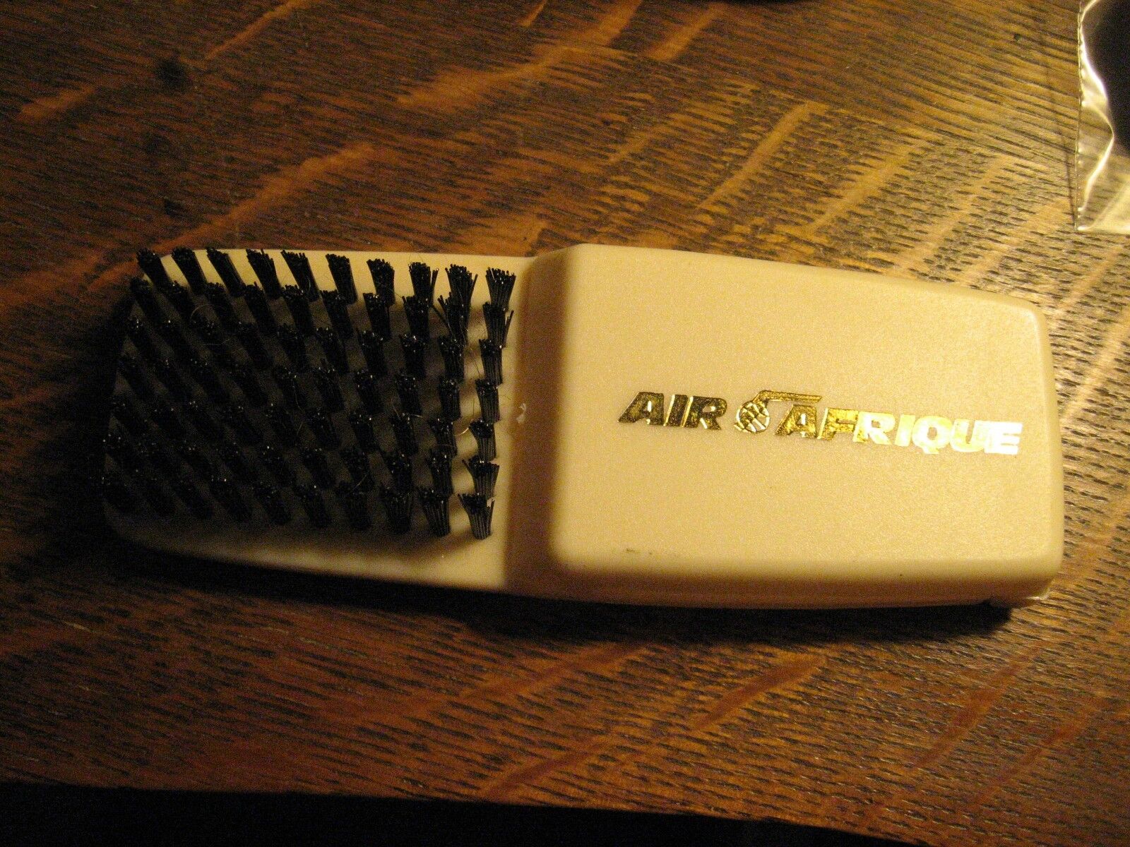 Air Afrique African Airlines Vintage First Class Airplane Amenity Shoe Brush