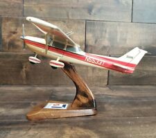 Vintage Cessna 172 Model Airplane w/ Base Pre-owned  picture