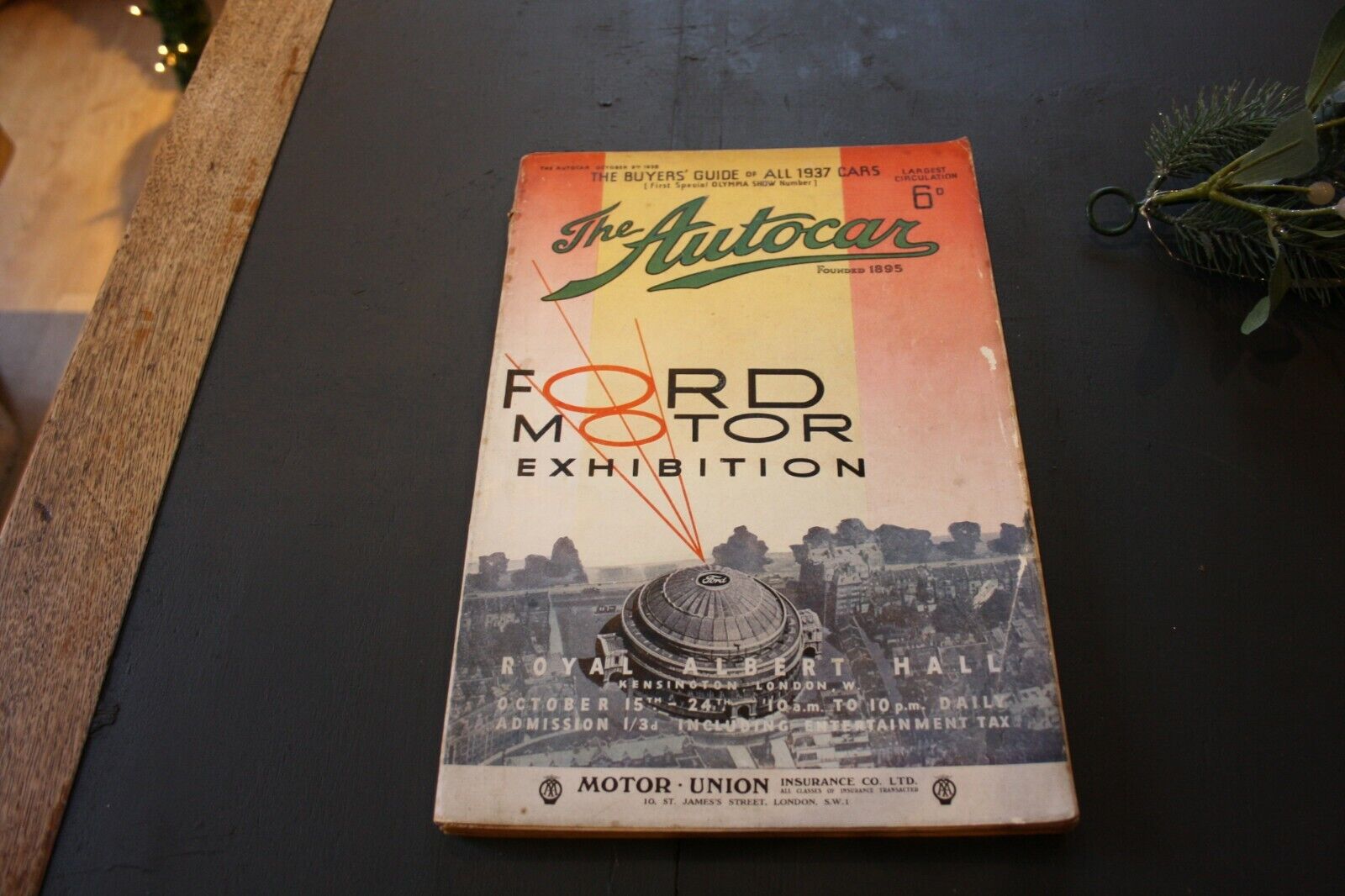 The Autocar Magazine, 1936 Motorshow special.  Albert Hall