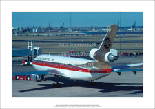 Continental DC-10-30 A2 Art Print – Sydney Airport 1986 – 59 x 42 cm Poster picture