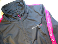 Delta Air Lines Pink Boutique BCRF Womans Size Small Jacket Full Zip Black Pink picture