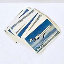 VINTAGE ALASKA AIRLINES PLAYING CARDS - Boeing 727 Photo - Full Deck Vintage HK picture