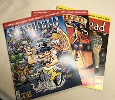 Set Of 3 New Gearhead Magazines Issues 12 13 14 Hot Rods Kustom Kulture Davey G picture