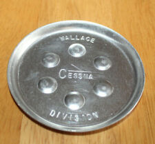 1960s Cessna Aircraft Aluminum Drink Glass Cup Coaster Wallace Division Ashtray? picture