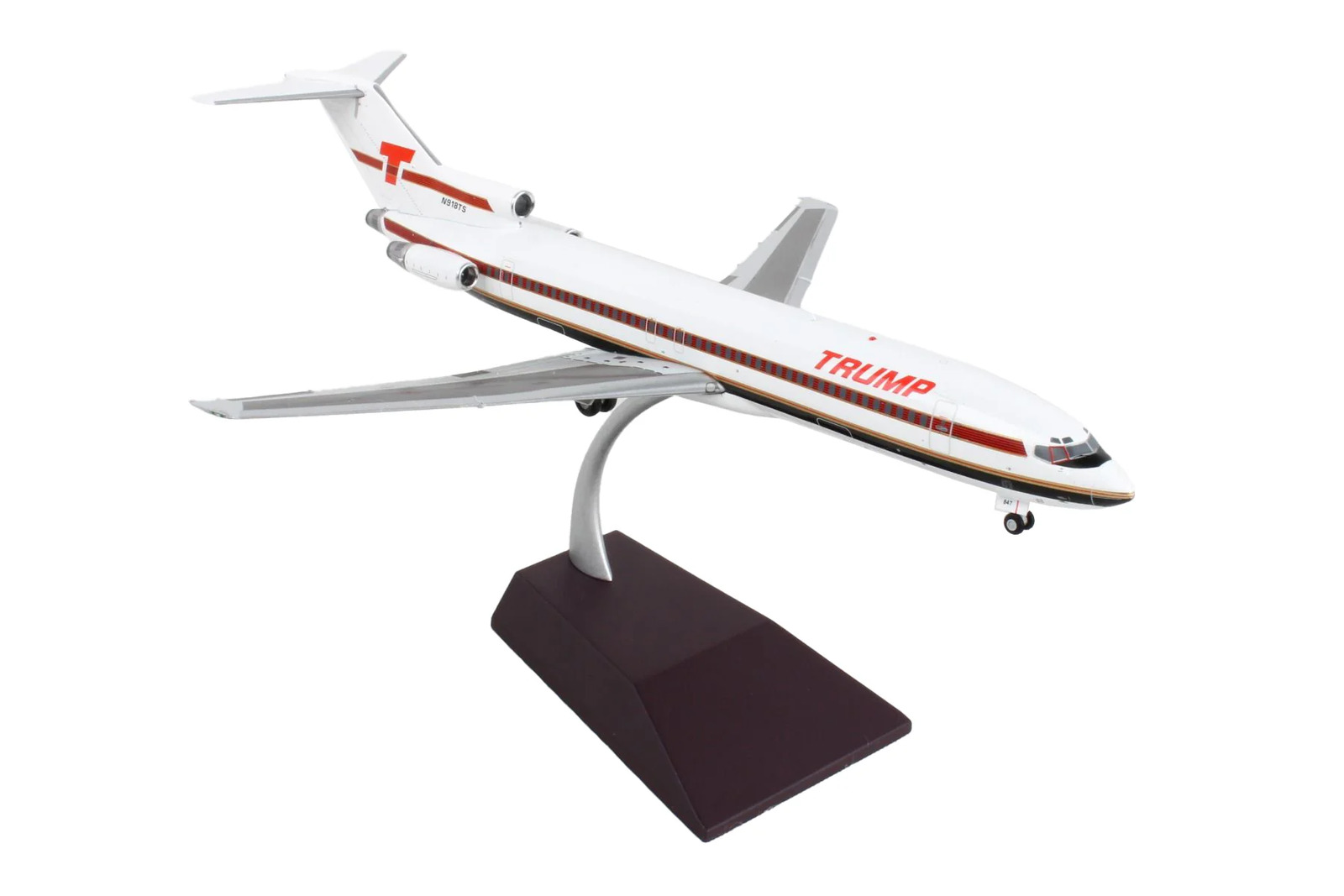Boeing 727-200 Commercial Trump Shuttle Gemini 200 1/200 Diecast Model Airplane