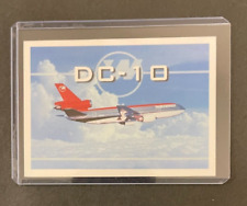 Northwest KLM Air Lines McDonnel Douglas DC-10 Aircraft Pilot Trading Card Delta picture