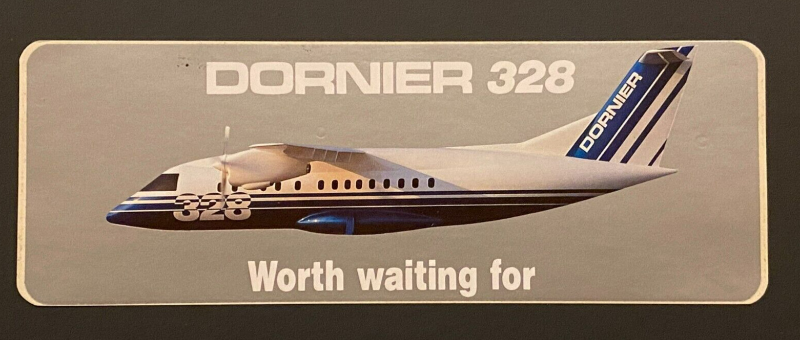 Dornier 328 - Worth Waiting For - Sticker