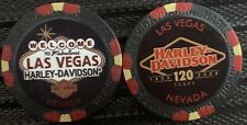 Las Vegas Harley-Davidson®  120 Year Anniversary Collector Poker Chip Black/Red picture