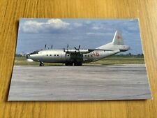 Soviet Air Force Antonov AN-12 postcard picture
