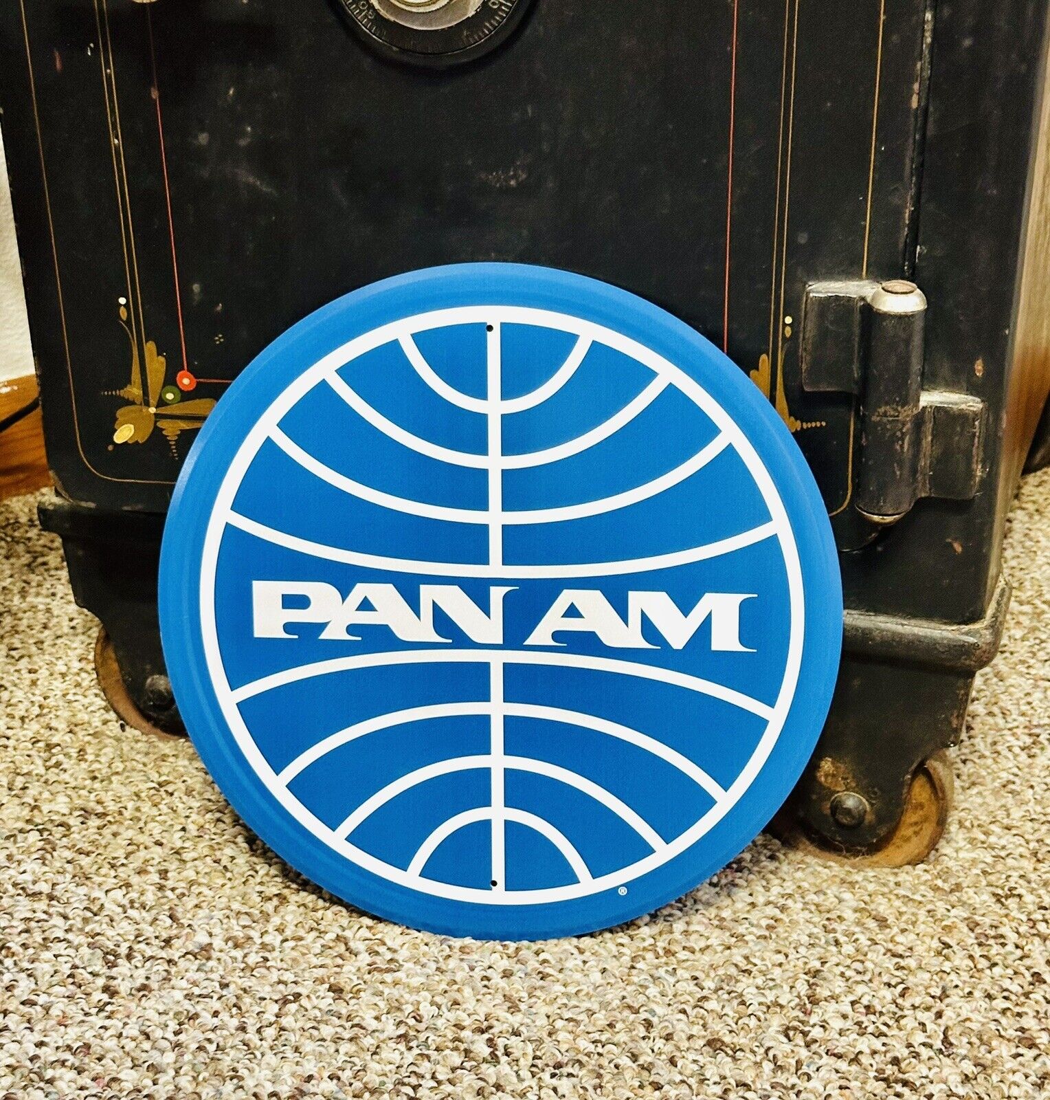 Pan Am Airlines Metal Sign Vintage Style