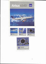 SAS Scandinavian Airlines 5 AIRBUS A340 Stickers, Airplane, Tail, Engines picture