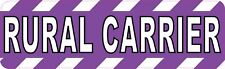 10in x 3in Purple Rural Carrier Magnet Car Truck Vehicle Magnetic Sign picture
