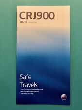 2019 AMERICAN AIRLINES SAFETY CARD-- CRJ 900 picture