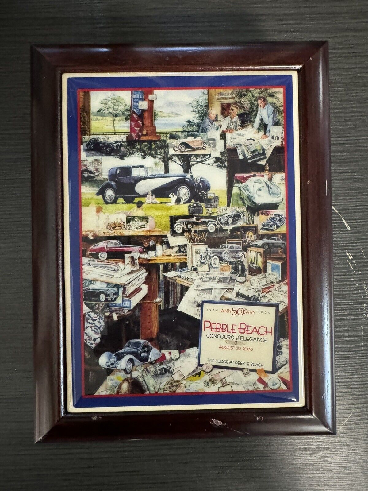 AUGUST 20, 2000 PEBBLE BEACH CONCOURS JEWELRY BOX 50th Annual, Collage