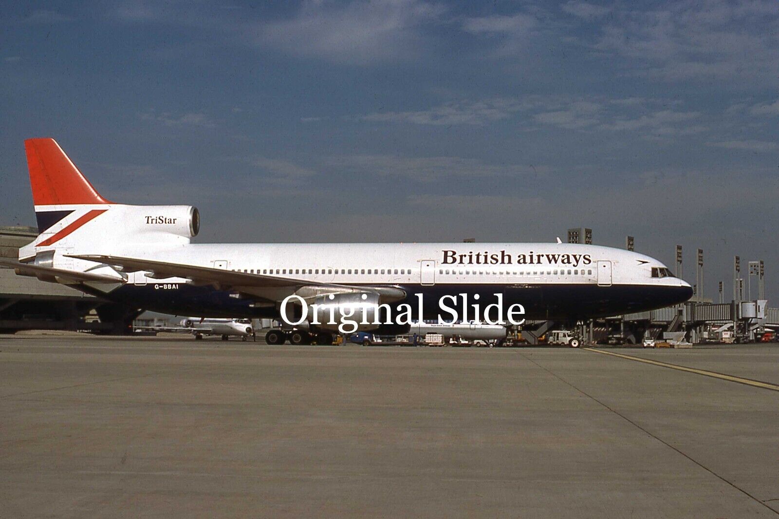Aircraft Slide - British Airways L.1011 Tristar G-BBAI @ AMSTERDAM     (B068)