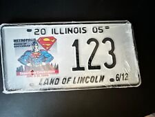 Illinois special event license plates Superman Celebration picture