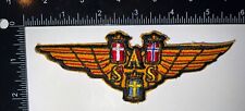 Vintage SAS Scandinavian Airlines System Denmark Norway Sweden Patch picture