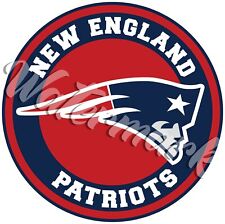 New England Patriots Circle Logo Sticker / Vinyl Decal 10 sizes picture