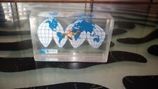 Atlantic Aviation Clear Lucite Paperweight Gulfstream 2 Further Faster Decent  picture