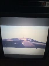 Original film Slide, USAF F111 aardvark pilot Air Base plane C1971 LOT of 3 picture