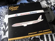 VERY Rare GEMINI JETS Boeing 777 American Airlines, WIDGET LIVERY Retired picture