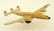 Vintage Large TWA Trans World Airways Passenger Plane 1970s Pin New NOS picture